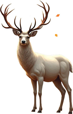 Majestic White Deer