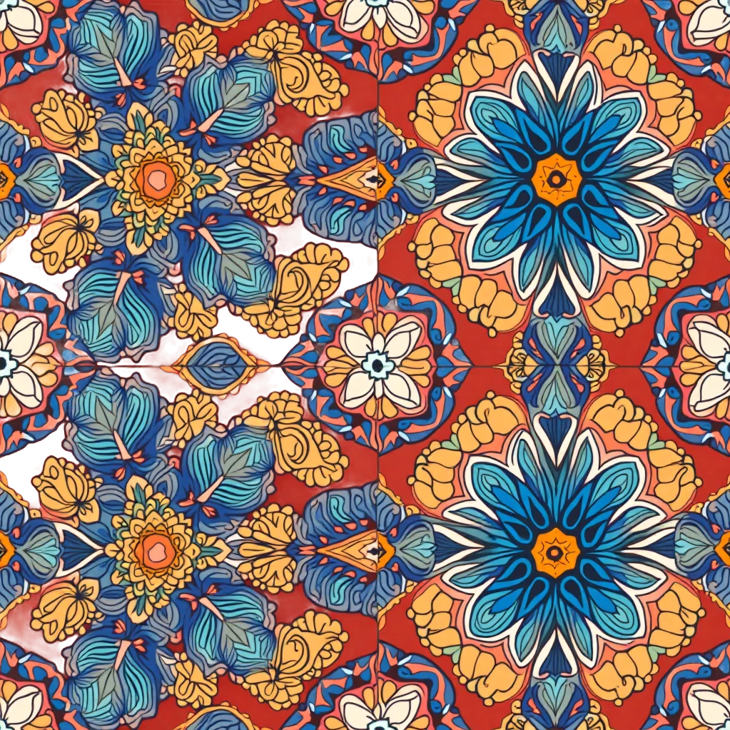 Vibrant Floral Tapestry