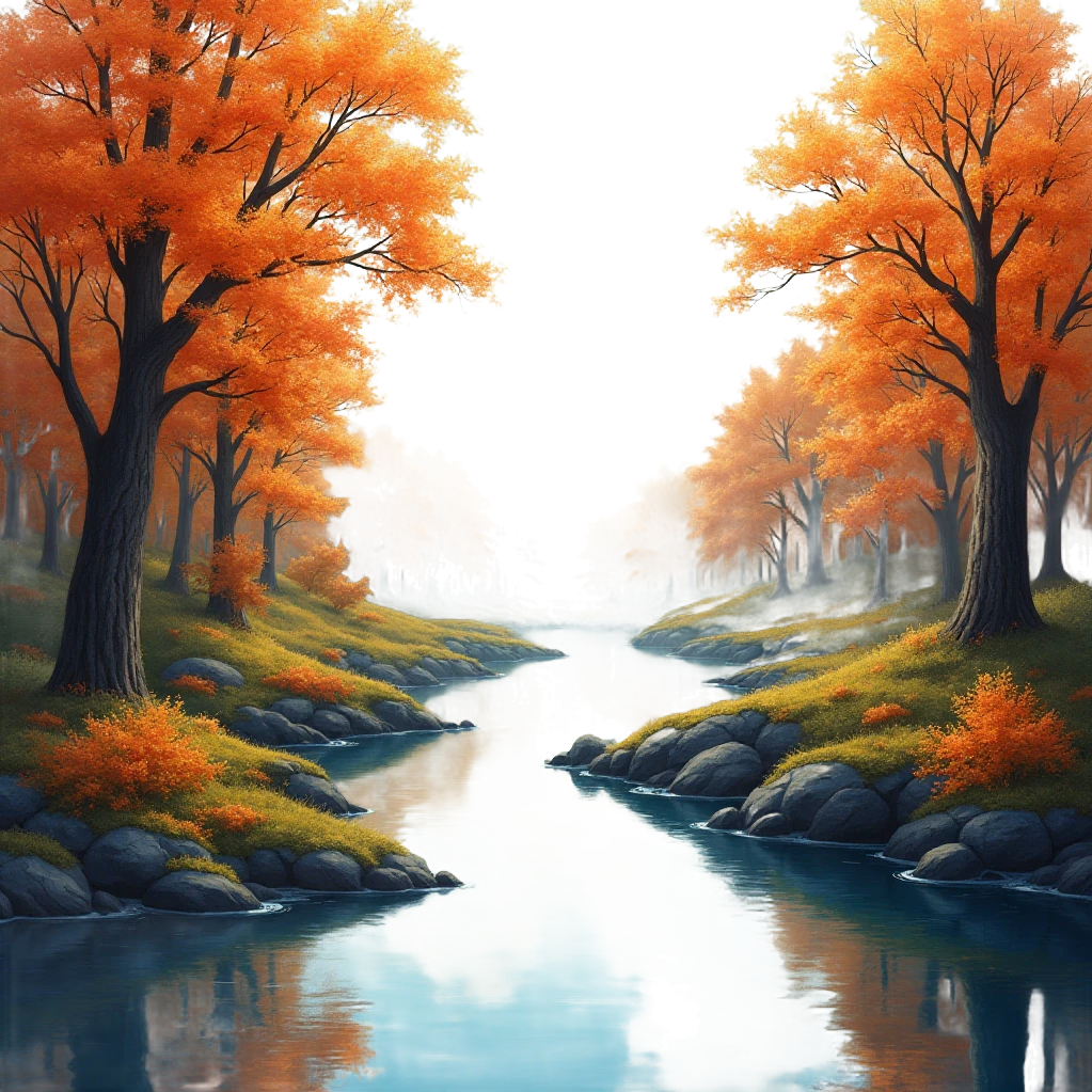 Autumn River Reflections