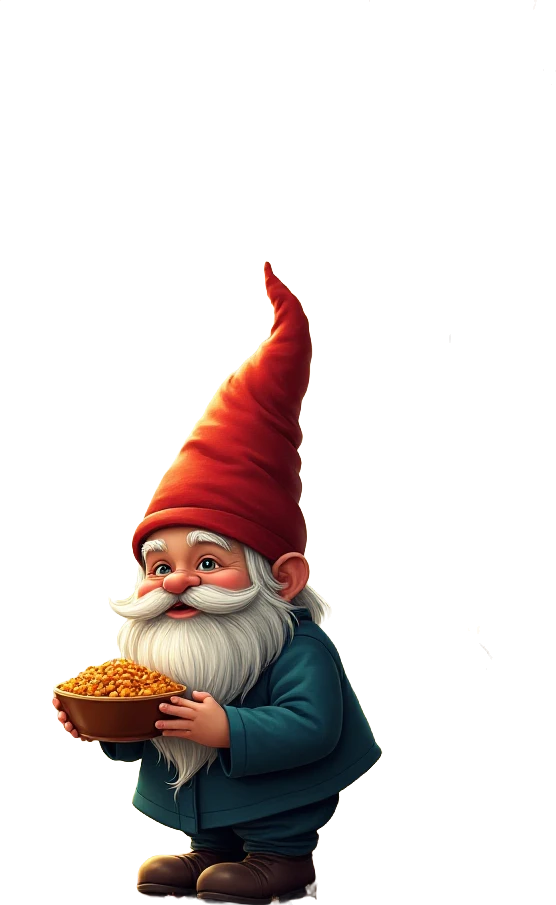 Gnome with a Bowl of Nuts