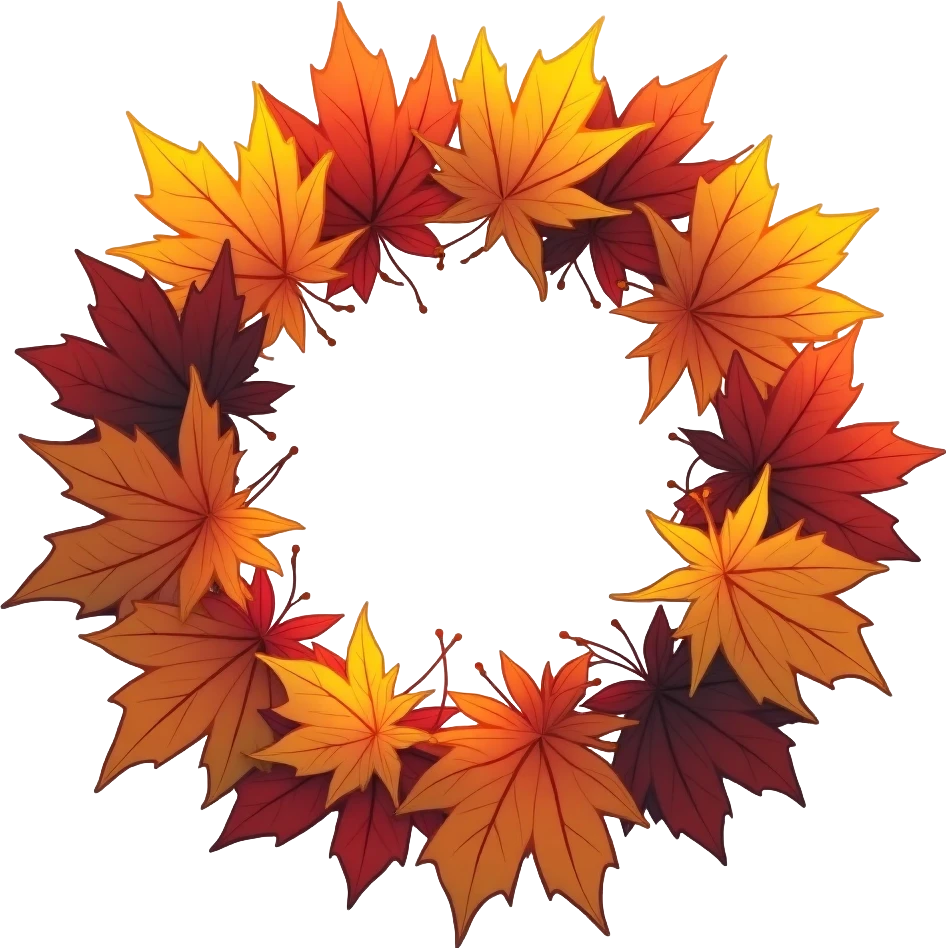 Autumn Leaf Wreath