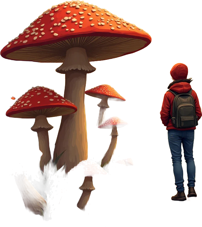 Journey Through the Mushroom Forest