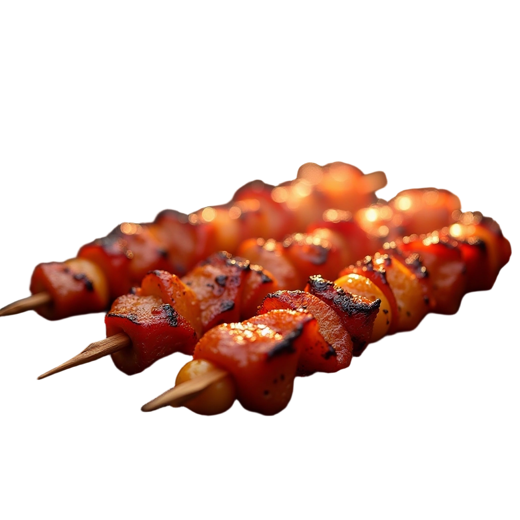 Grilled Bacon-Wrapped Skewers