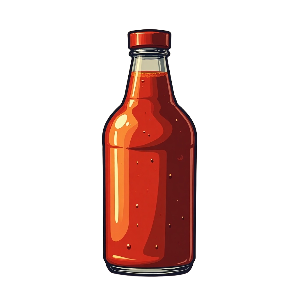 Hot Sauce Bottle