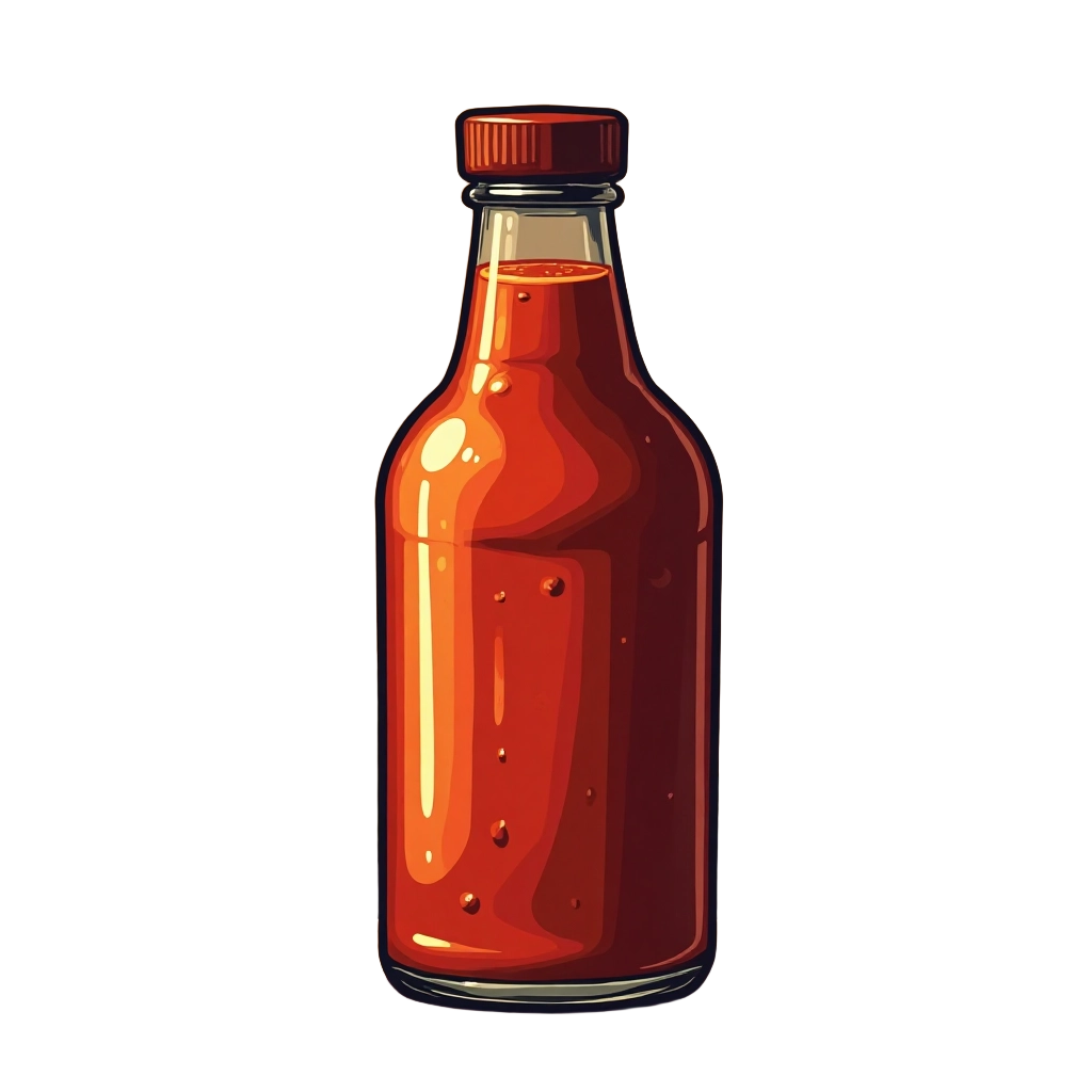 Hot Sauce Bottle