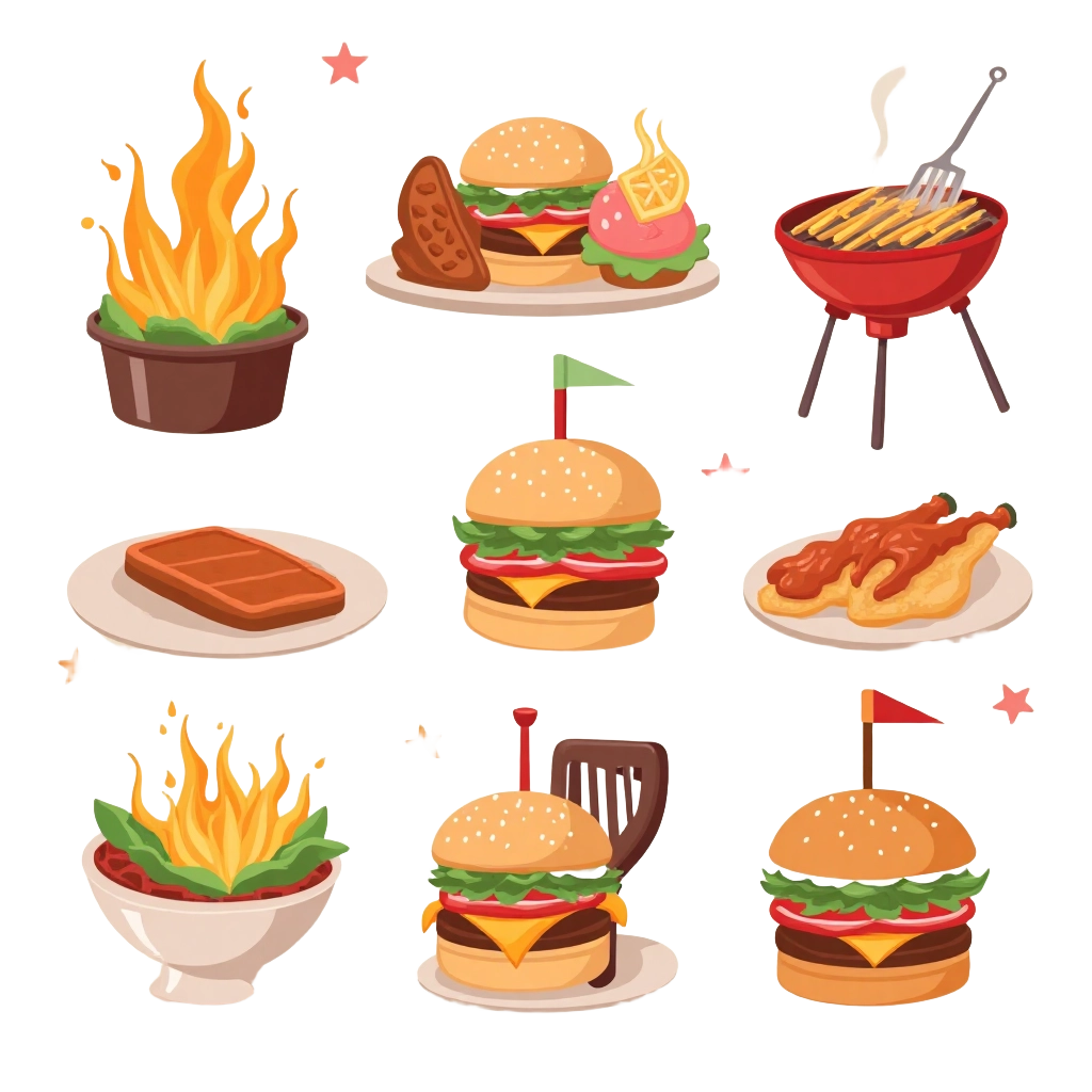 Grilled Delights and Burgers