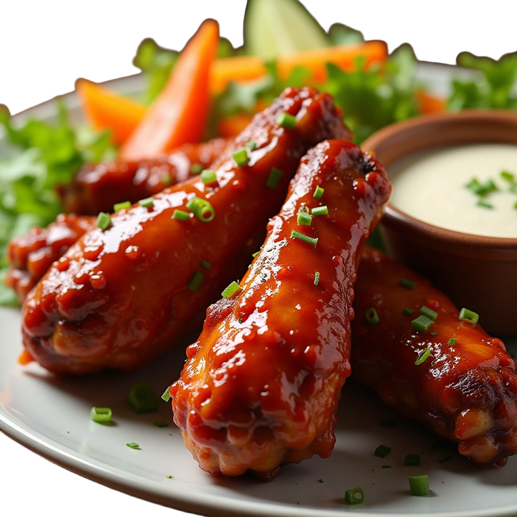 Buffalo Wings with Ranch Dressing