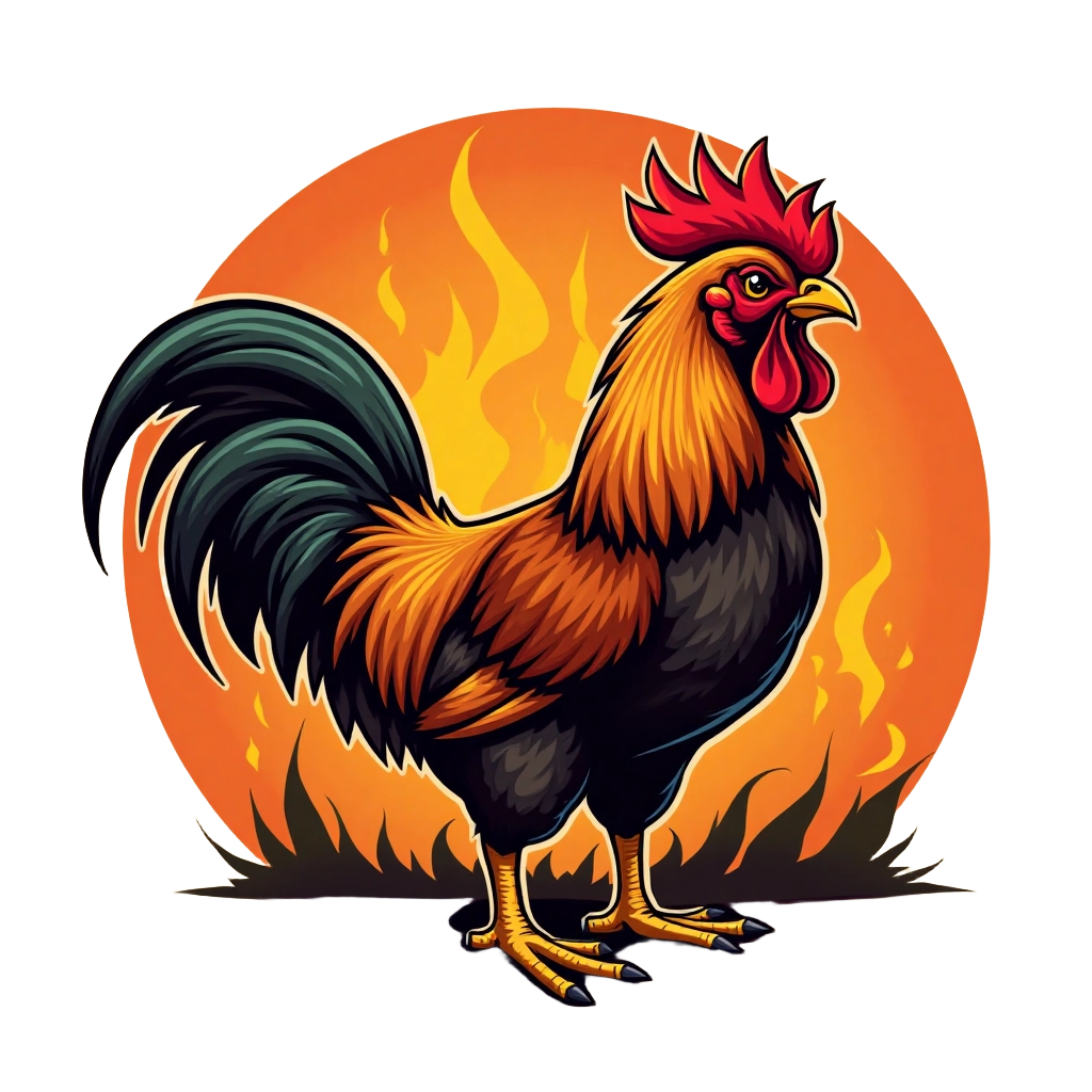 Flaming Rooster