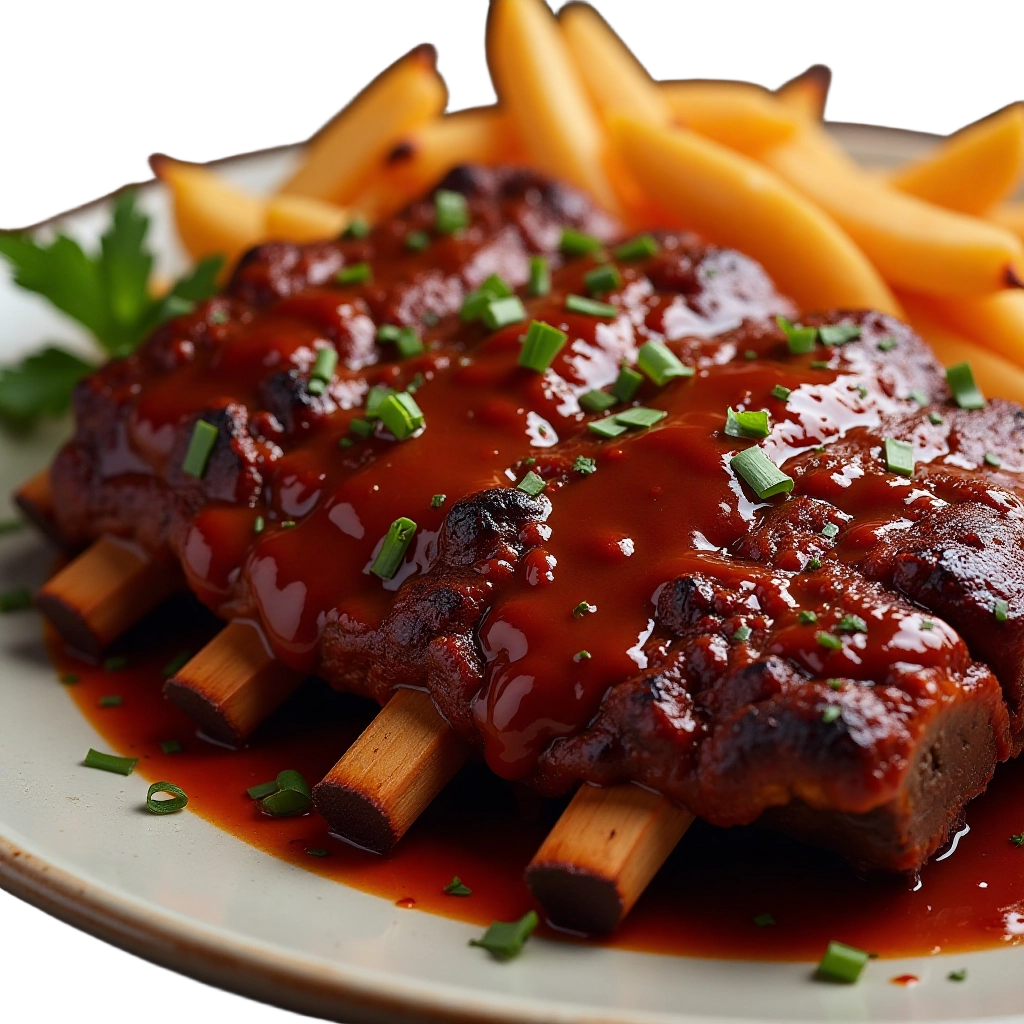 BBQ Ribs with Fries