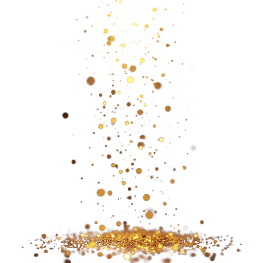 Golden Glitter Explosion