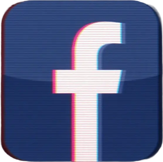 Glitched Facebook Icon