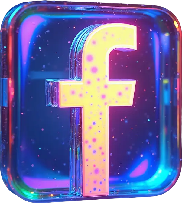 Glowing F Icon