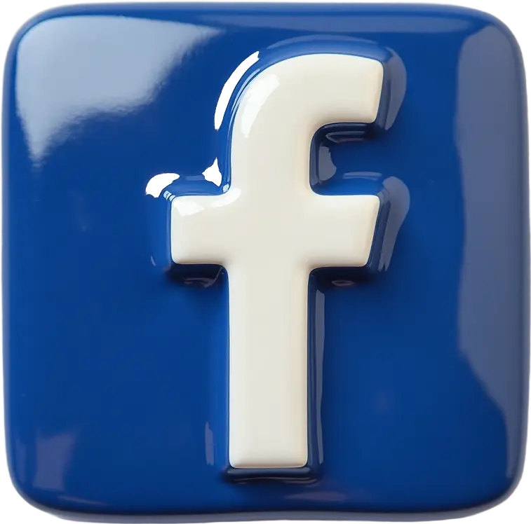 Facebook Logo with Antennae