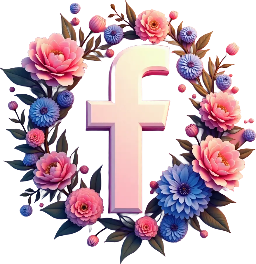 Floral Facebook Logo