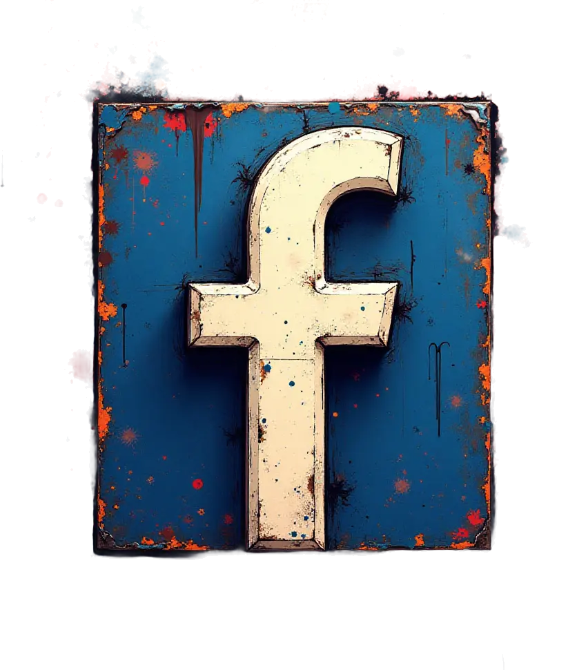 Retro Facebook Logo