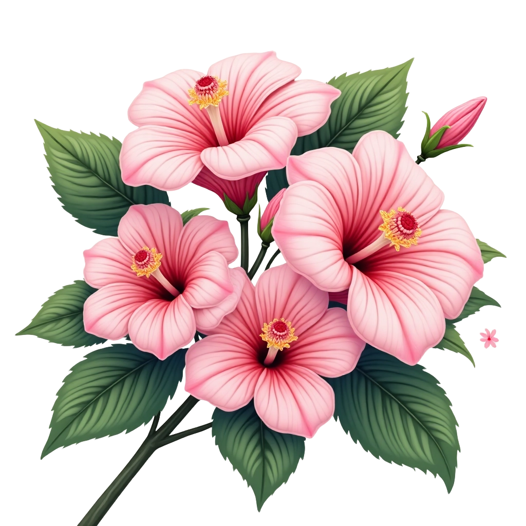 Pink Hibiscus Bouquet