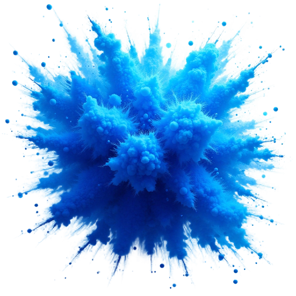 Blue Powder Explosion