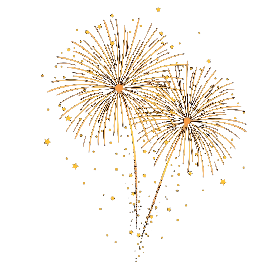 Golden Fireworks Celebration