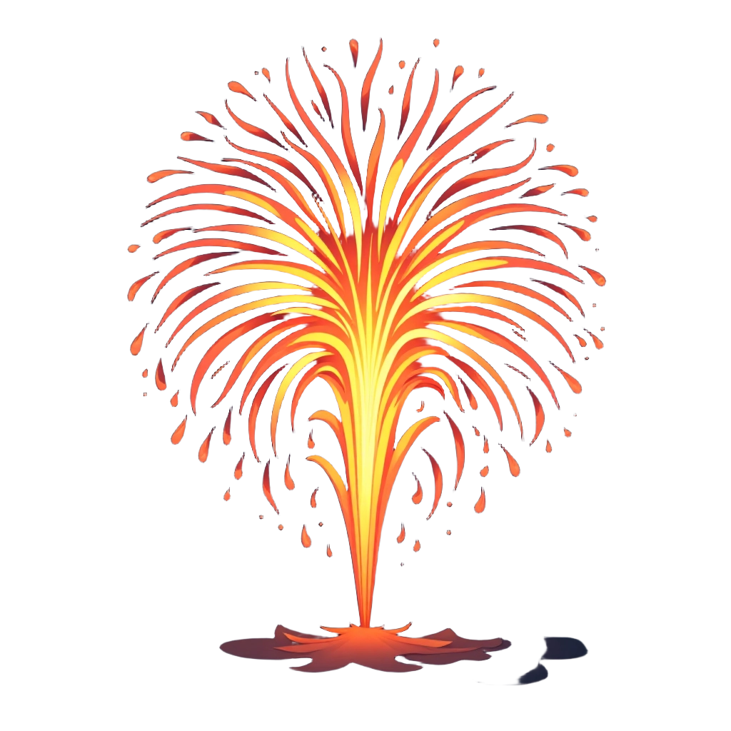 Radiant Fireworks Display