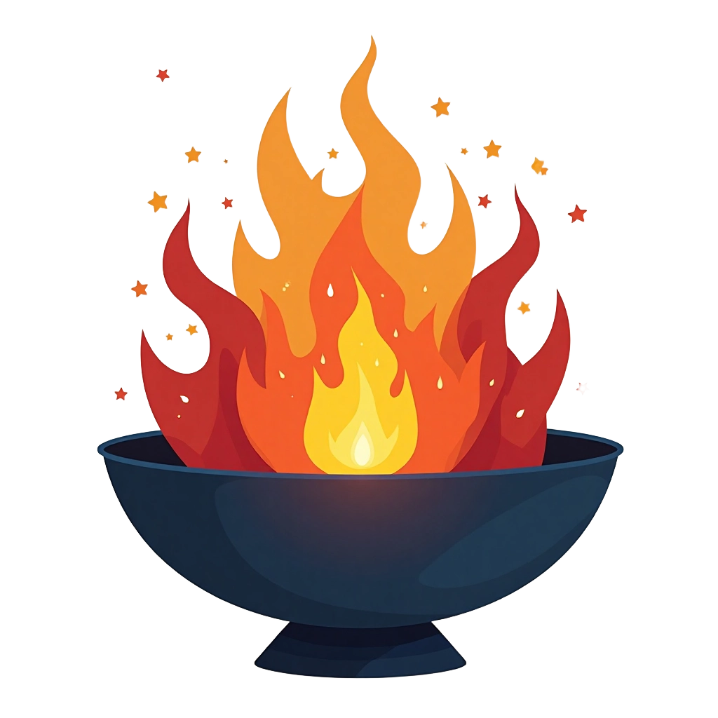 Fire Pit Illustration