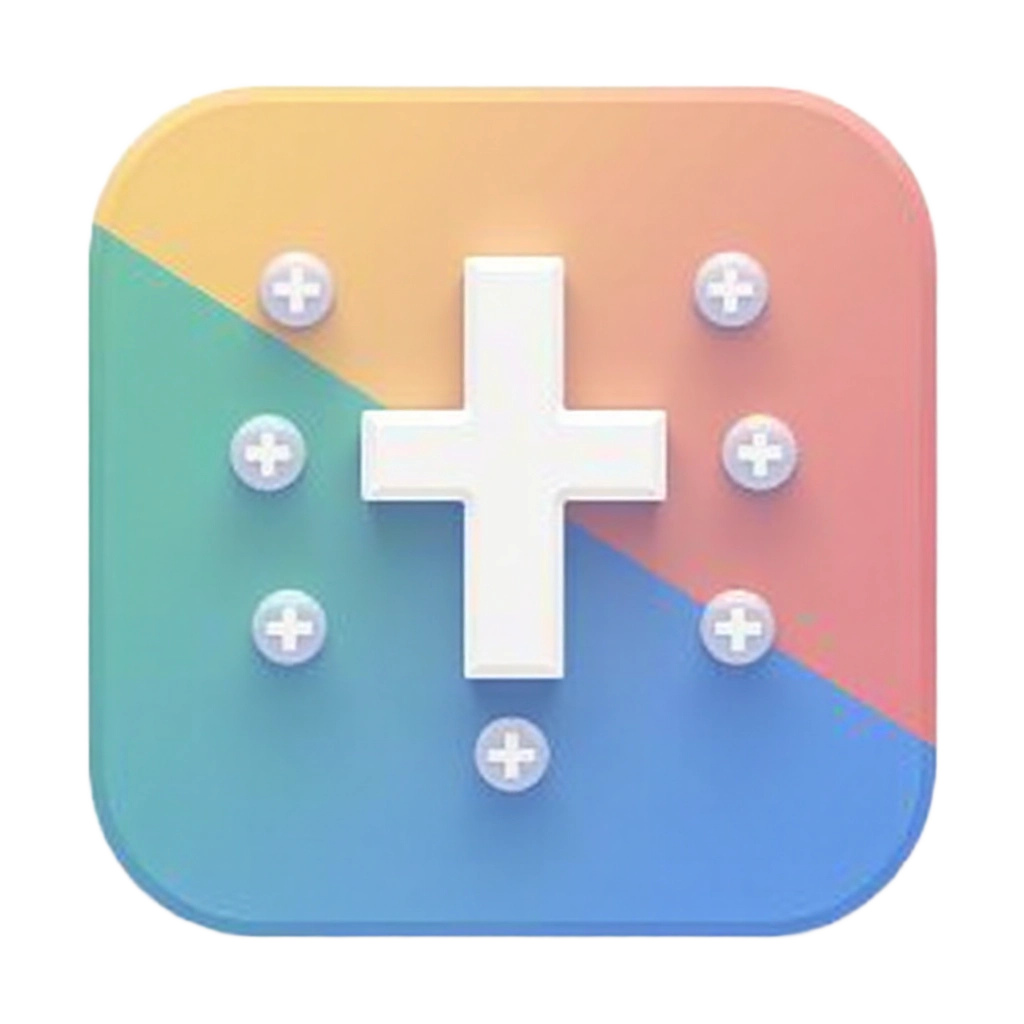 Colorful Cross App Icon