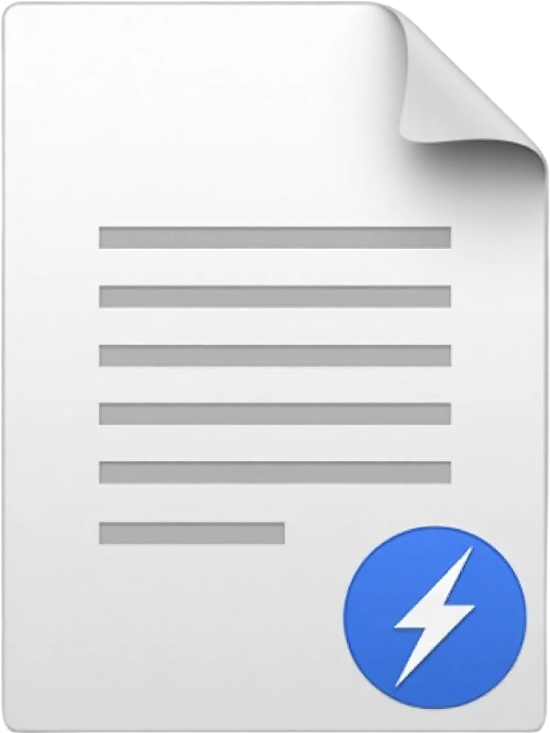 Power Document Icon