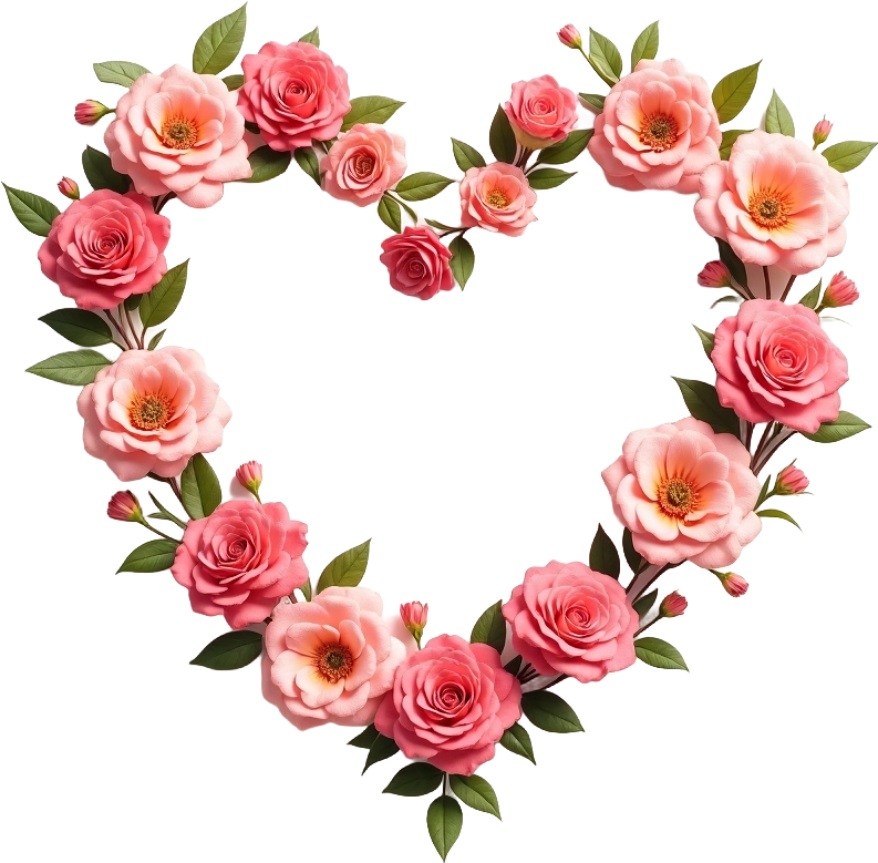 Heart-Shaped Rose Wreath