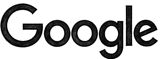 Google Logo in Monochrome