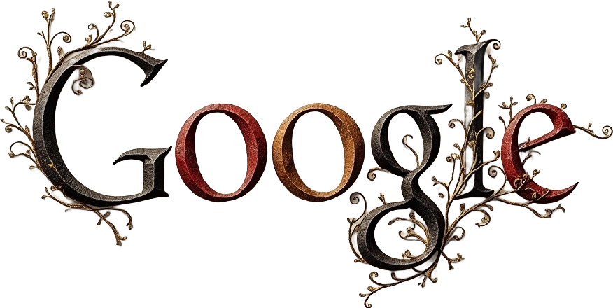 Gothic Style Google Logo