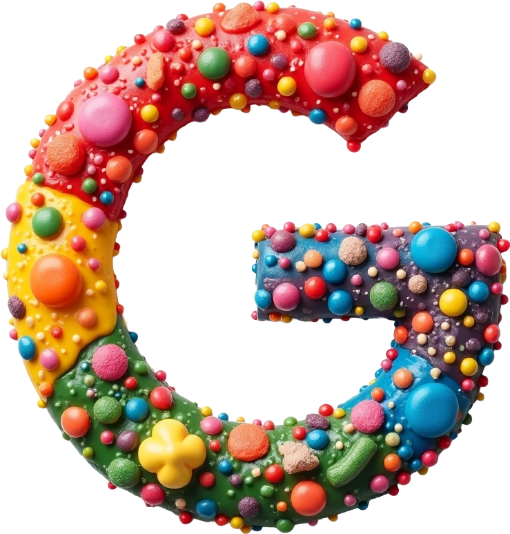 Colorful Candy Letter G