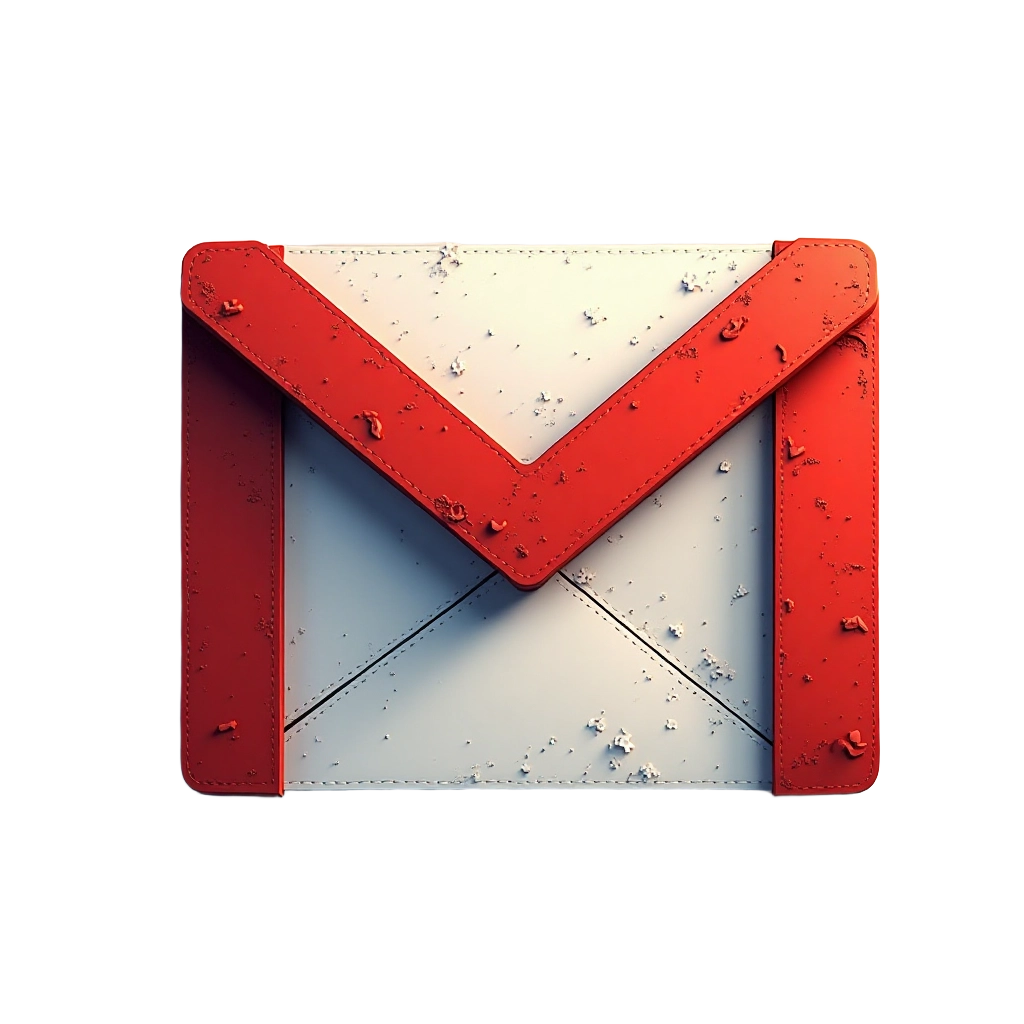 Gmail Icon with Weathered Texture