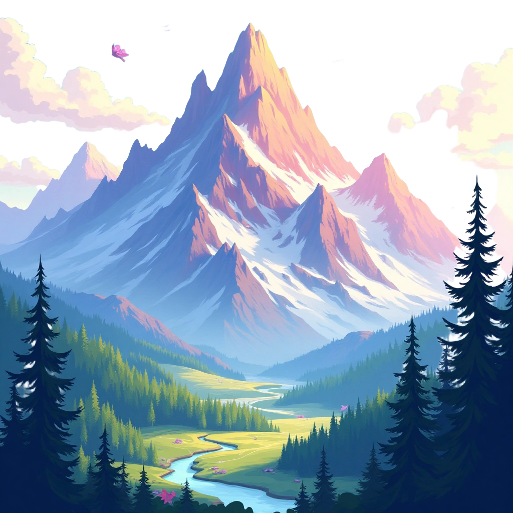 Majestic Mountain Valley