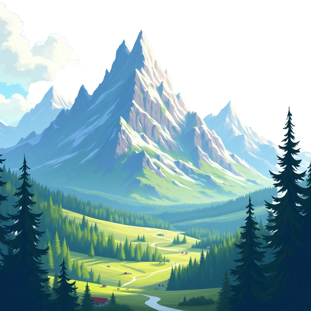 Majestic Mountain Valley