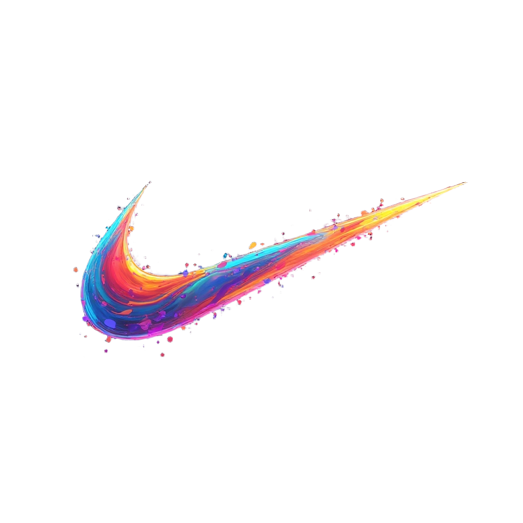 Colorful Nike Swoosh