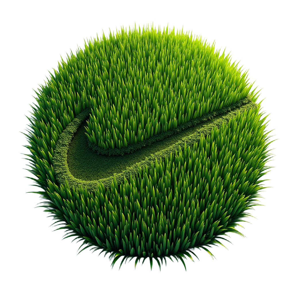 Grass Sphere with Nike Logo