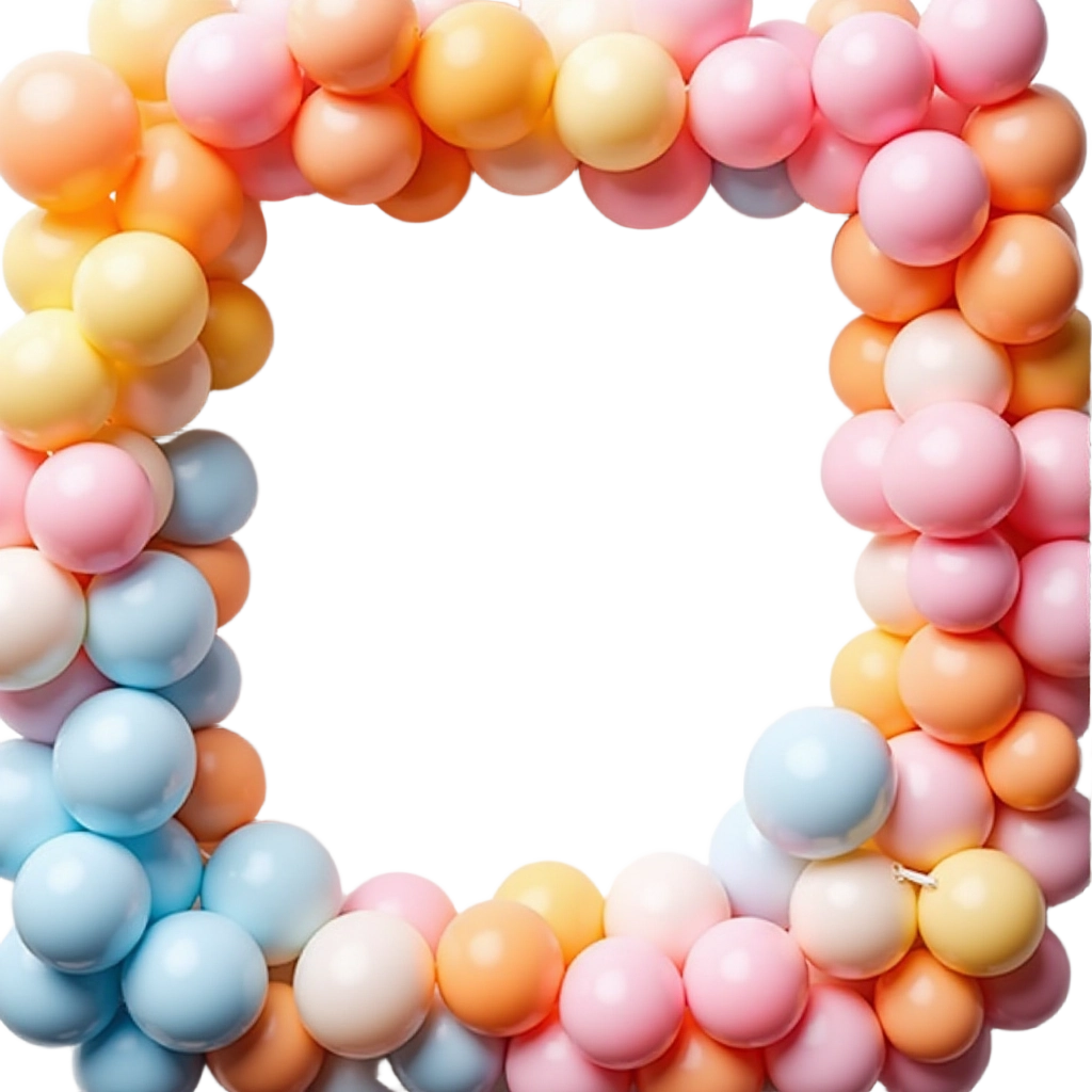 Colorful Balloon Frame