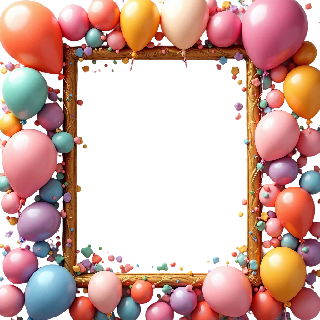 Festive Balloon Frame