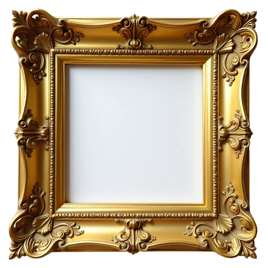 Ornate Gold Picture Frame