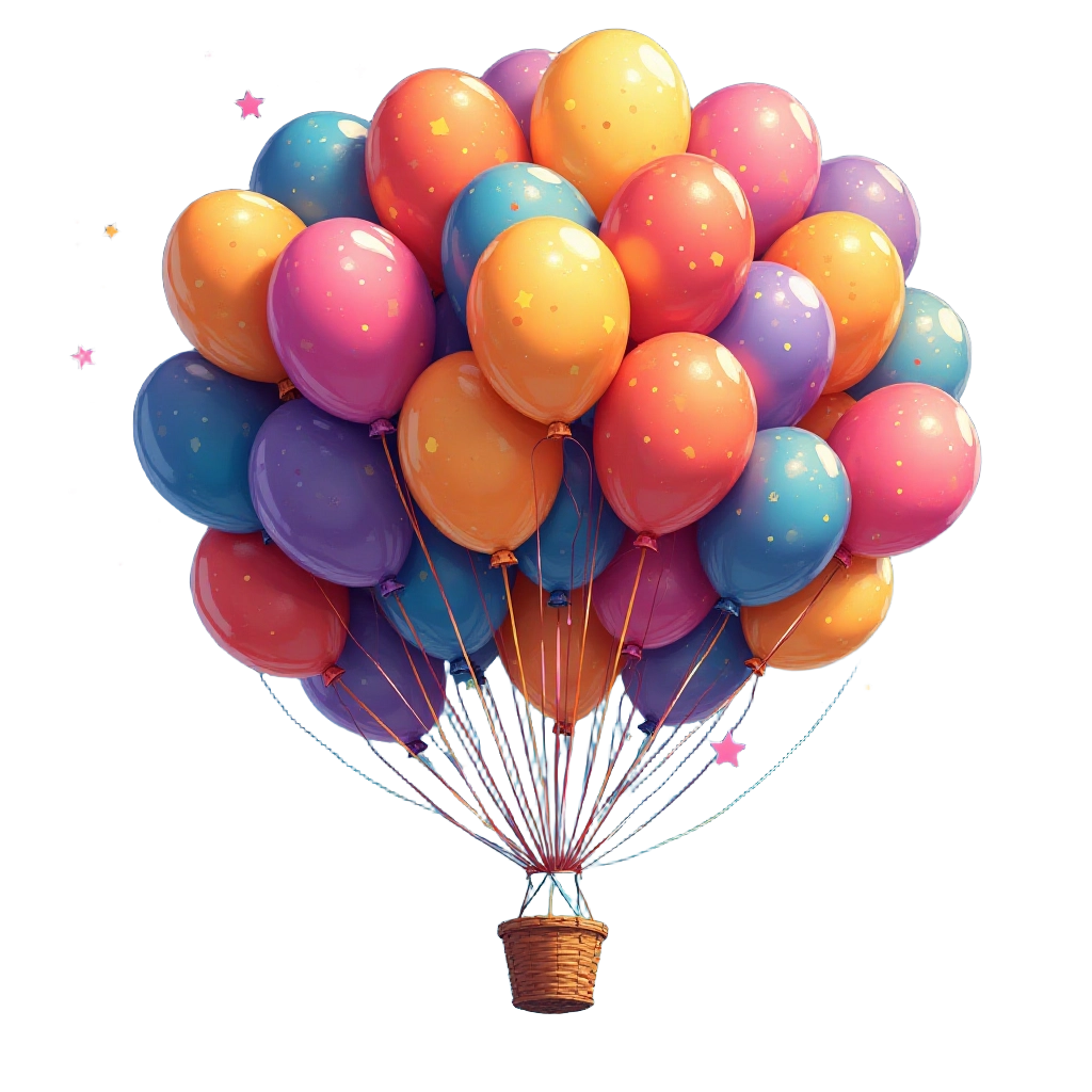 Colorful Balloon Bouquet