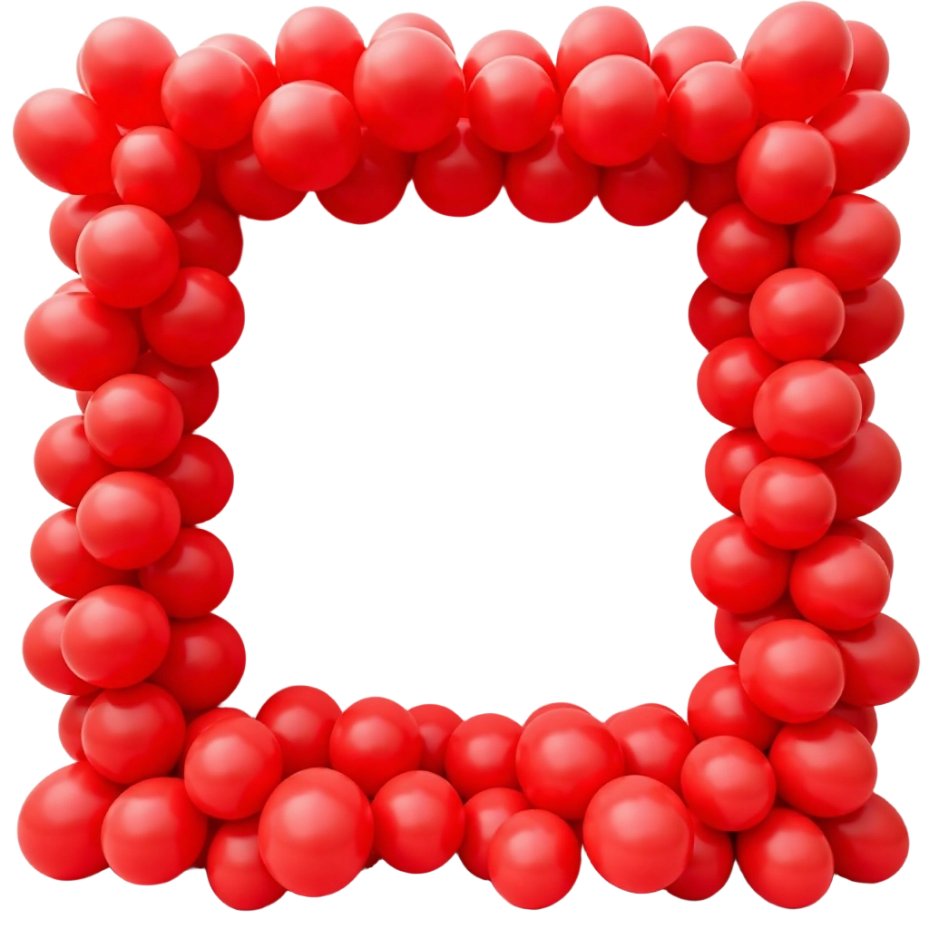 Red Balloon Frame