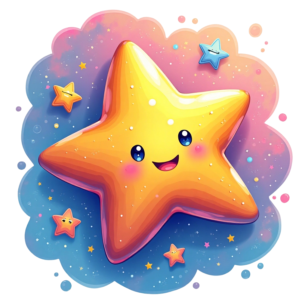 Cute Star Character