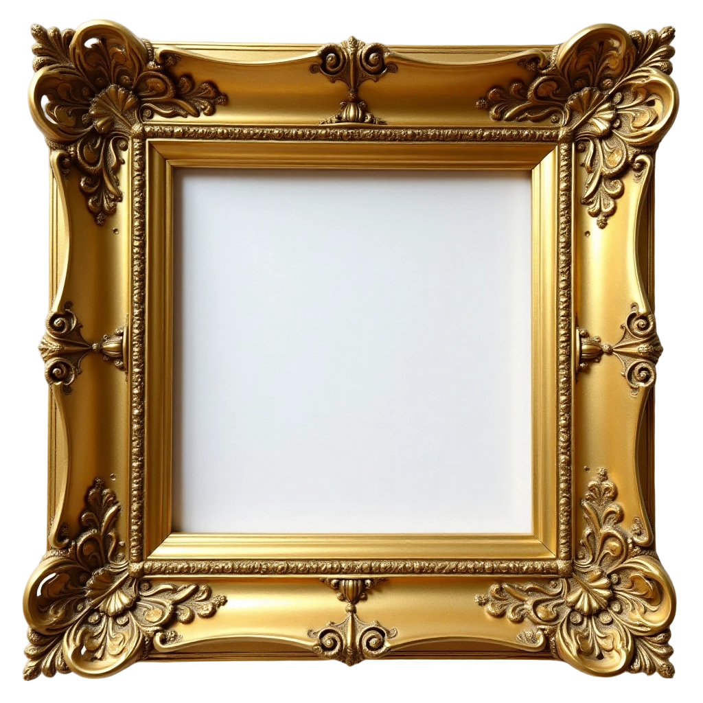 Ornate Gold Picture Frame