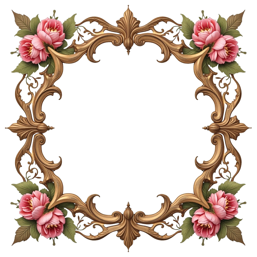 Ornate Floral Frame