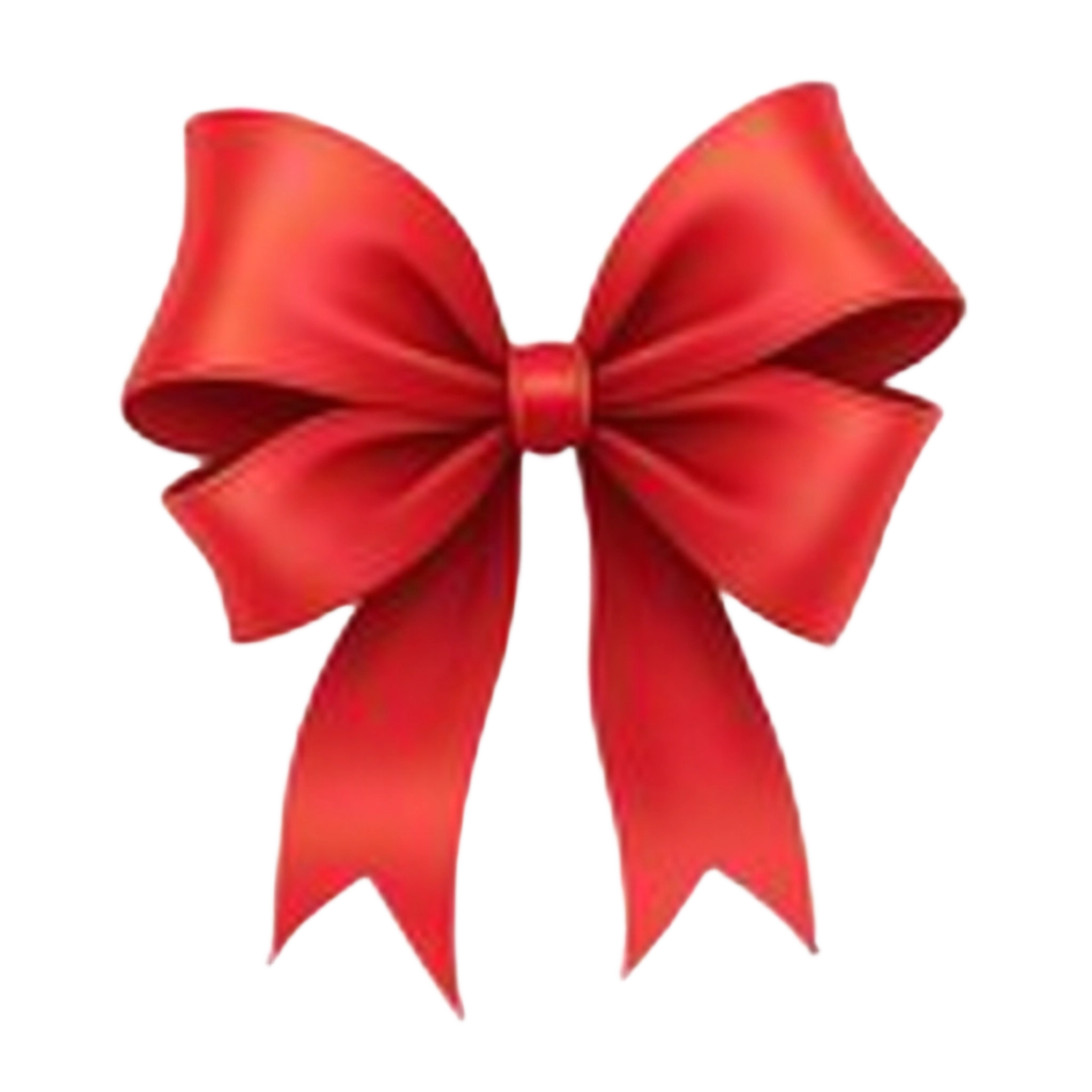 Red Ribbon Bow