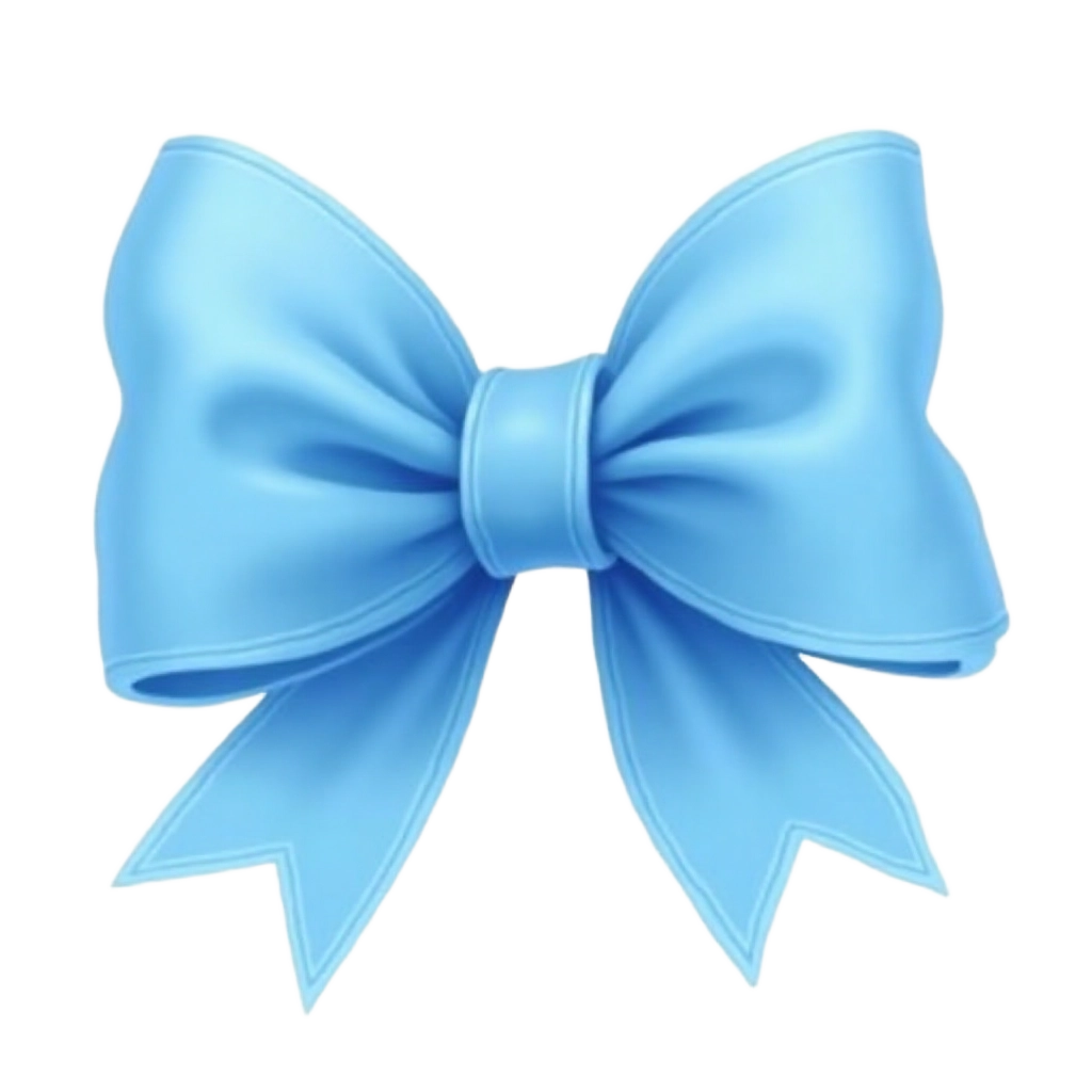 Light Blue Bow