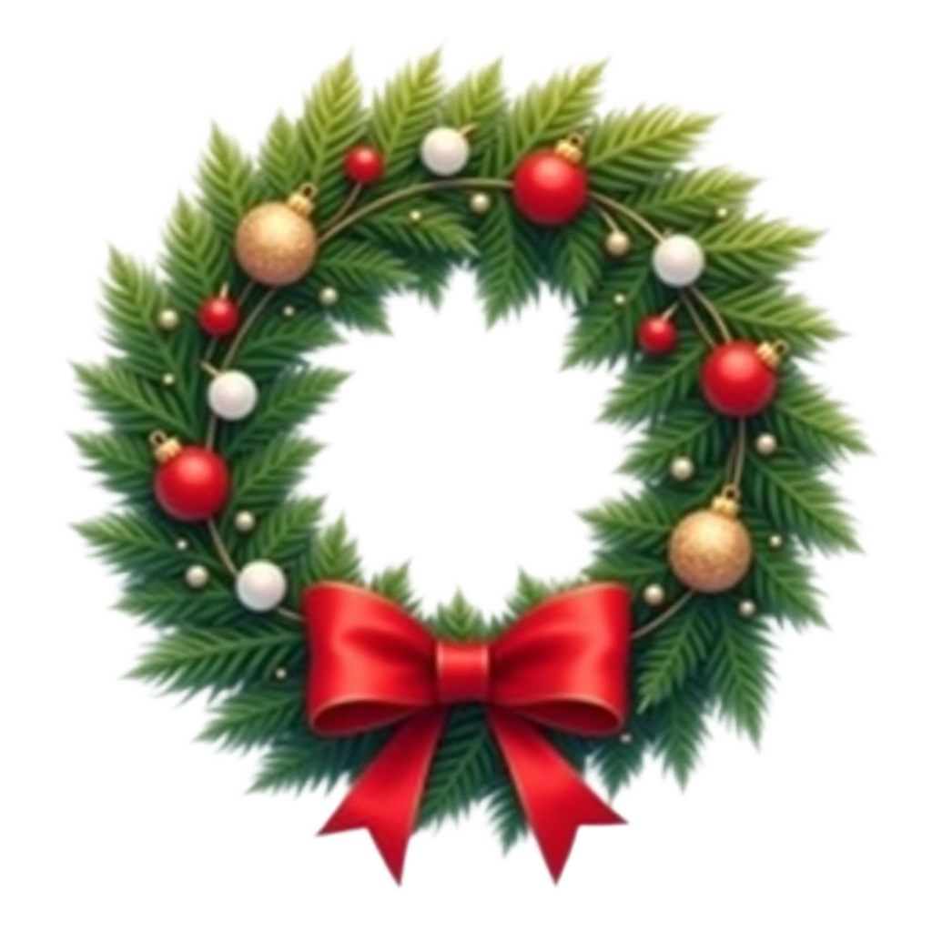 Festive Christmas Wreath