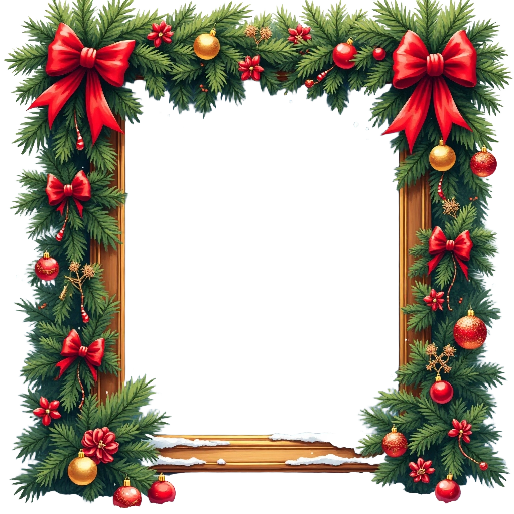 Festive Christmas Frame