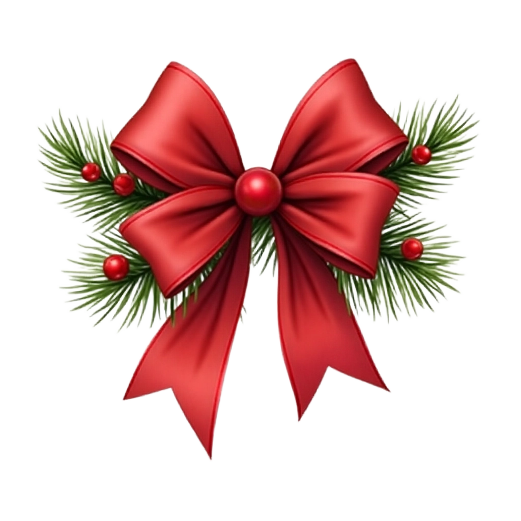 Festive Christmas Bow