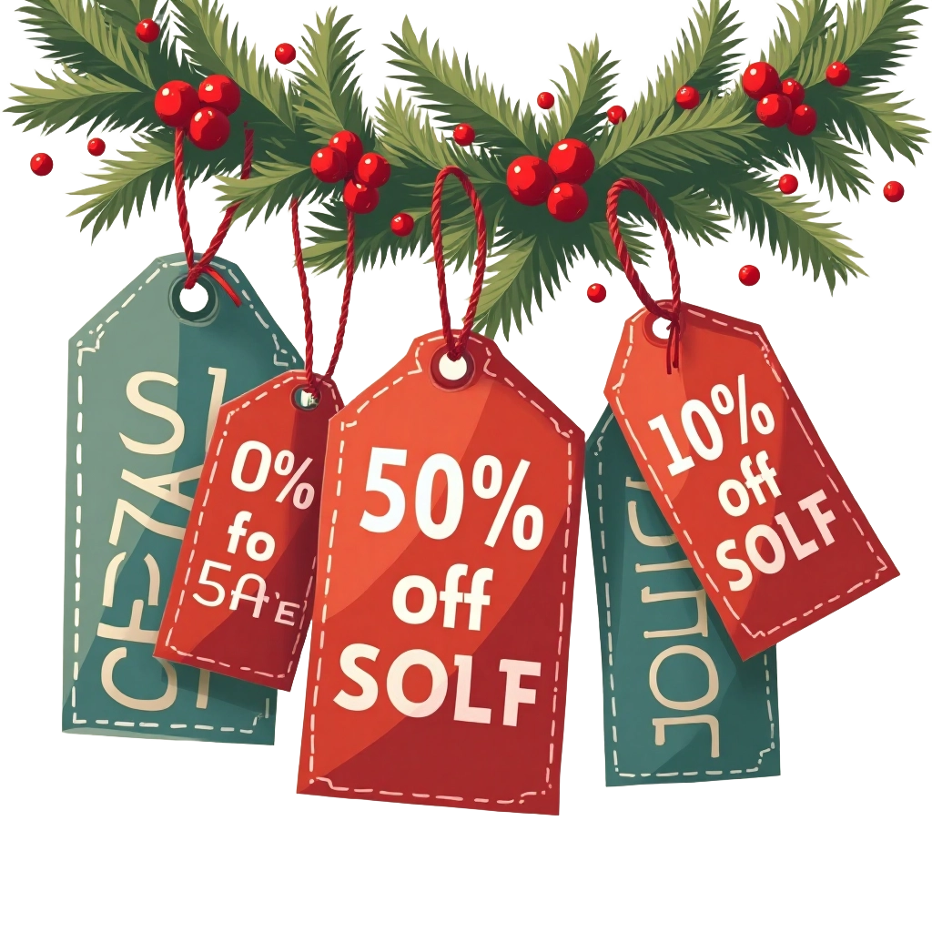 Christmas Sales Tags