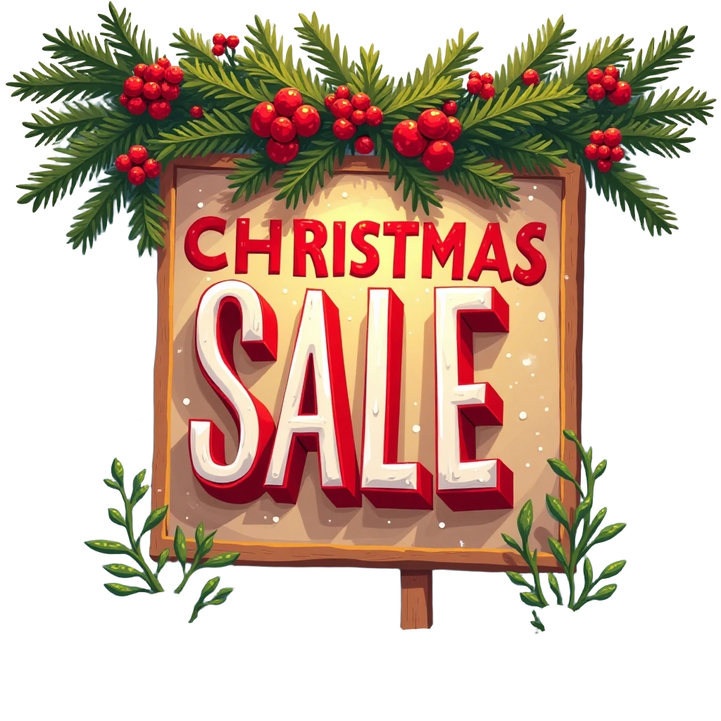 Christmas Sale Sign